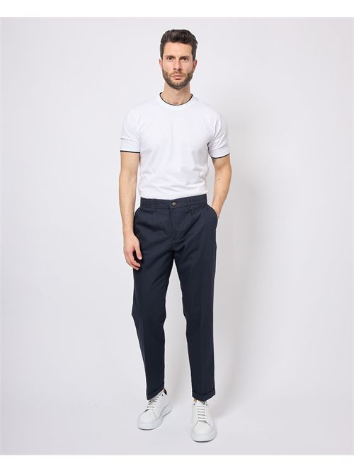 Pantaloni uomo Yes Zee modello chinos con pinces YES ZEE | P660-PH000710